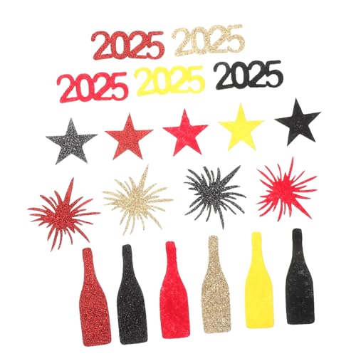 Abaodam 50stücke Neuer Titel Neujahrs Konfetti Glitzer Tischdekoration Für Feiern Hochwertige Streudeko Für Silvesterpartys Abaodam 50stücke Neuer Titel Neujahrs Konfetti Glitzer Tischdekoration Für Feiern Hochwertige Streudeko Für Silvesterpartys von Abaodam