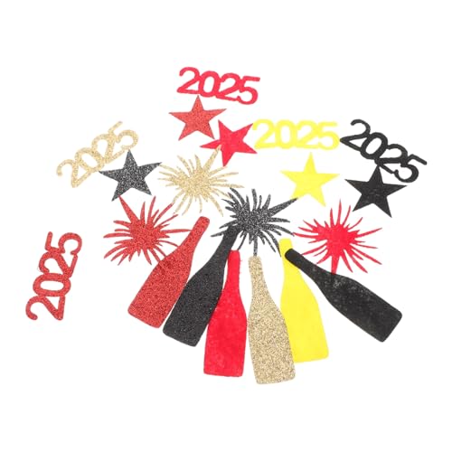 Abaodam 50 Stück 2025 Tischdekoration Streublumen Silvesterparty Dekorationen Neujahrsdekorationen Neujahrsgläser Frohes Neues Jahr Konfetti Silvesterzubehör Neujahrsgläser Filz Abaodam 50 Stück 2025 Tischdekoration Streublumen Silvesterparty Dekorationen Neujahrsdekorationen Neujahrsgläser Frohes Neues Jahr Konfetti Silvesterzubehör Neujahrsgläser Filz von Abaodam