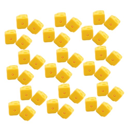 Abaodam 50 Stück Gelbe Käse Charms Würfel mit Geradem Glänzend Lackierte Spacer Perlen für DIY Schmuckherstellung Vielseitig für Handyhüllen Armbänder Schlüsselanhänger und Bastelprojekte Abaodam 50 Stück Gelbe Käse Charms Würfel mit Geradem Glänzend Lackierte Spacer Perlen für DIY Schmuckherstellung Vielseitig für Handyhüllen Armbänder Schlüsselanhänger und Bastelprojekte von Abaodam