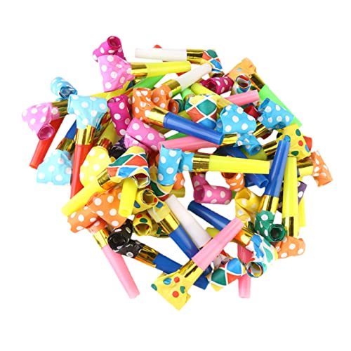 Abaodam 50 Stück Kinderpfeifen Lustige Partytröten Bunte Spielzeuge für Geburtstagsfeiern Cheering Requisiten für Feste und Sportveranstaltungen Zufällige Farbe Zufällige Farbe Abaodam 50 Stück Kinderpfeifen Lustige Partytröten Bunte Spielzeuge für Geburtstagsfeiern Cheering Requisiten für Feste und Sportveranstaltungen Zufällige Farbe Zufällige Farbe von Abaodam