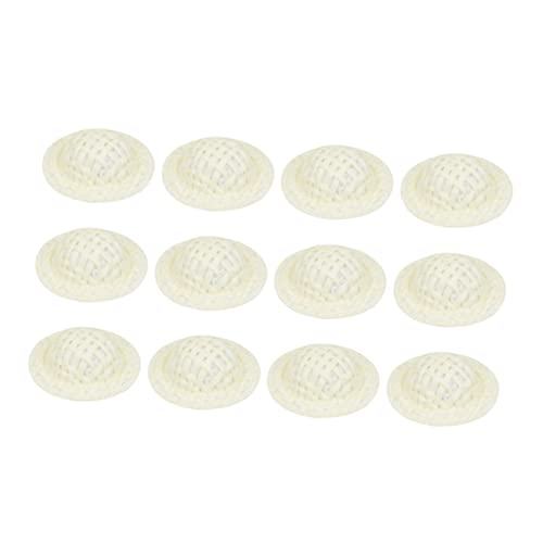 Abaodam 50Stücke Mini DIY Puppenhüte aus Papier für Bastelprojekte Krempe für Heimwerker und Dekoration Puppen von Abaodam
