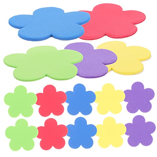 Abaodam 50stücke Bunte Blumenaufkleber Für Mädchen Sticker Belohnung Bastelmaterial Für Kindergarten Und Kreative Aktivitäten von Abaodam