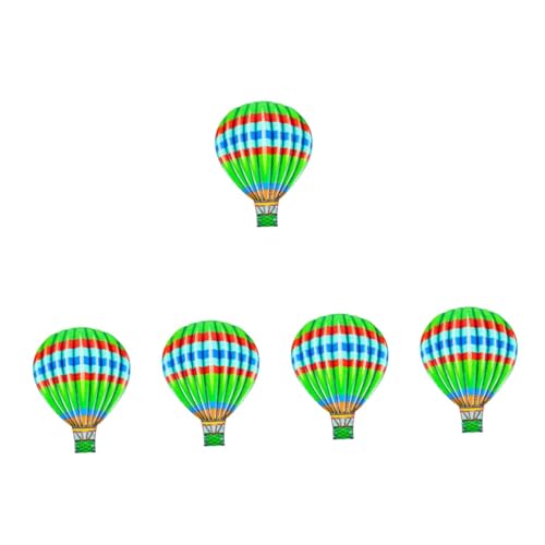 Abaodam 5St Heißluftballon aus Eisen Basteln für Kinder Heimdekorationen Wohnkultur Ornament Wandskulpturen Heißluftballon-Anhänger Metall Kunsthandwerk Hängewand schmücken Wandbehang von Abaodam