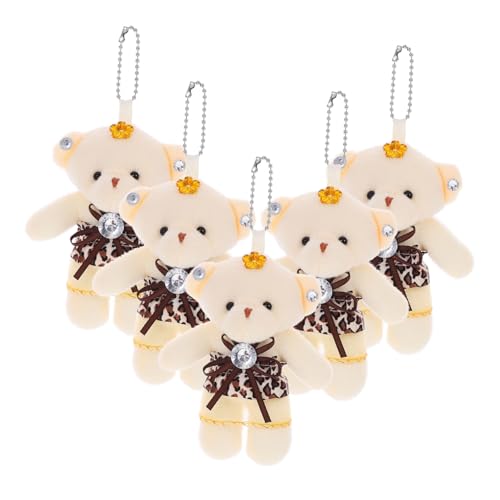 Abaodam 5Stücke Mini Anhänger Süße DIY Deko für Schlüssel Taschen Hochwertige Stofftiere Jede Kreative Bastelideen von Abaodam