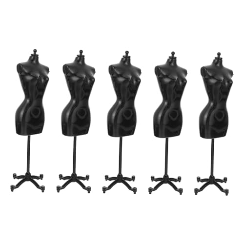 Abaodam 5Stücke Teiliges Puppenständer Mannequin Kleiderständer für Puppenkleidung für Kreative Spiele und Hausdekoration Sicher für Perfektes von Abaodam