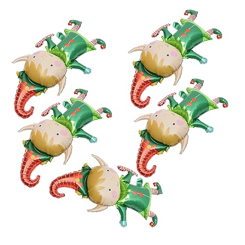 Abaodam 5Stücke Weihnachtsfeier Luftballons Aluminiumfolie Elf Ballons Süße Weihnachtsdekorationen für Partys Neujahrsfeiern und Babypartys Foto Requisiten Abaodam 5Stücke Weihnachtsfeier Luftballons Aluminiumfolie Elf Ballons Süße Weihnachtsdekorationen für Partys Neujahrsfeiern und Babypartys Foto Requisiten von Abaodam