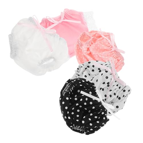 Abaodam 5pcs Puppenshorts Unterwäsche Puppe Höschen Puppenzubehör Puppenkleidung Zubehör Kleidung Puppenhaus Badezimmer Zubehör Puppe Unterwäsche Polyester von Abaodam
