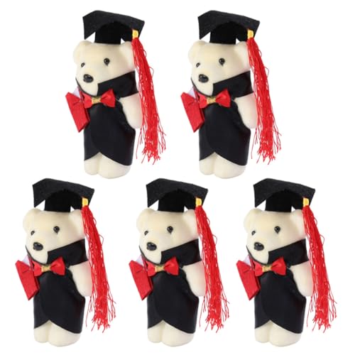 Abaodam 5pc Graduation Bär Kappe Bouquet Dekorationen 12cm Stehend Bär Ornamente Für Graduation Abaodam 5pc Graduation Bär Kappe Bouquet Dekorationen 12cm Stehend Bär Ornamente Für Graduation von Abaodam