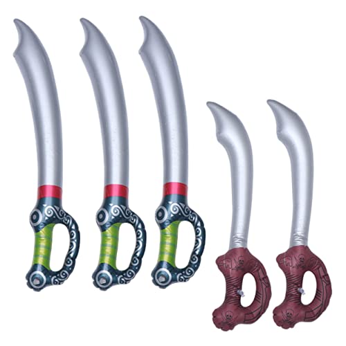 Abaodam 5st Aufblasbares Piratenmesser Schwerter Pvc- Für Simulation Piratenschwert Simulation Aufblasbares Verdicktes Pvc Abaodam 5st Aufblasbares Piratenmesser Schwerter Pvc- Für Simulation Piratenschwert Simulation Aufblasbares Verdicktes Pvc von Abaodam