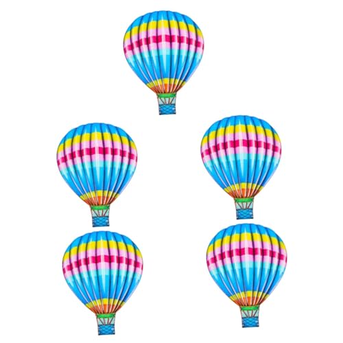 Abaodam 5St Heißluftballon aus Eisen Außendekorationen Skulpturen aus Heißluftballons Wohnkultur Ornament Heißluftballon-Dekore aus Eisen Wandschmuck aus Metall zum Aufhängen Modellieren von Abaodam