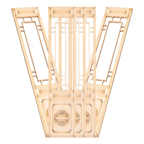 Abaodam 5st Puppenhaus-Bildschirm Miniatur Netz Zubehör Kommode Mini-Desktop-faltbildschirm Klappbarer Raumschirm Desktop-Mini-hausbildschirm Bildschirmhaus Holz Abaodam 5st Puppenhaus-Bildschirm Miniatur Netz Zubehör Kommode Mini-Desktop-faltbildschirm Klappbarer Raumschirm Desktop-Mini-hausbildschirm Bildschirmhaus Holz von Abaodam