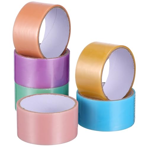 Abaodam 6 Rollen Farbige Klebrige DIY Bänder Entspannungs Klebebänder für Seidige Haftbänder zum Basteln und Farben Packung Abaodam 6 Rollen Farbige Klebrige DIY Bänder Entspannungs Klebebänder für Seidige Haftbänder zum Basteln und Farben Packung von Abaodam