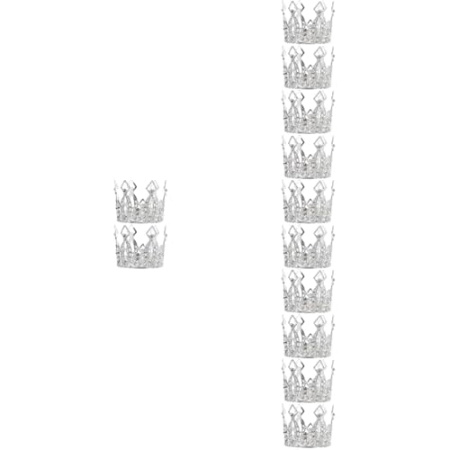 Abaodam 6 Sätze Kuchen Krone Bausatz Dekorationen Für Die Babyparty Kuchen Verzieren Hochzeitsdeko Hochzeit Deko Silberne Krone Für Kuchendeckel Zinklegierung Silver 2 Stück * 6 Abaodam 6 Sätze Kuchen Krone Bausatz Dekorationen Für Die Babyparty Kuchen Verzieren Hochzeitsdeko Hochzeit Deko Silberne Krone Für Kuchendeckel Zinklegierung Silver 2 Stück * 6 von Abaodam