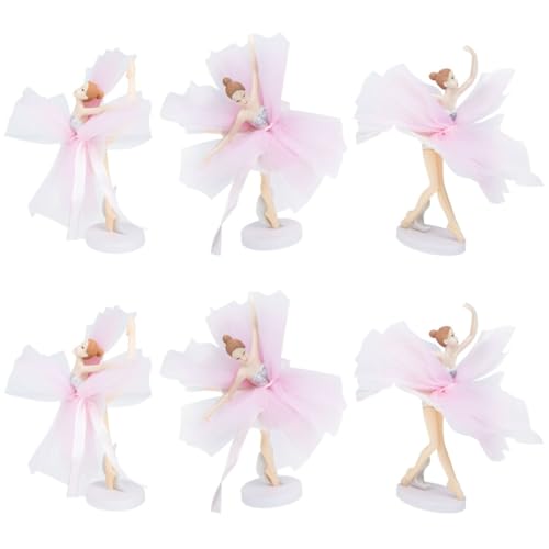 Abaodam 6 Sätze Mädchen-ballerina Ballett Tanzen Besonders Kuchen Tanzpartyzubehör Ballett Tortenaufsatz Entzückendes Ballerina-handwerk Party-layout Plastik Abaodam 6 Sätze Mädchen-ballerina Ballett Tanzen Besonders Kuchen Tanzpartyzubehör Ballett Tortenaufsatz Entzückendes Ballerina-handwerk Party-layout Plastik von Abaodam