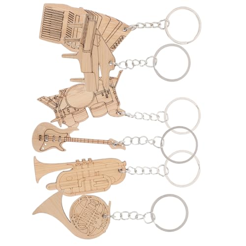 Abaodam 6 Stk Schlüsselanhänger für Musikinstrumente Kreative Schlüsselanhänger Geschenkideen für Musiker Ring Schlüsselanhänger geschäftlicher Schlüsselanhänger Rucksackanhänger Holz Abaodam 6 Stk Schlüsselanhänger für Musikinstrumente Kreative Schlüsselanhänger Geschenkideen für Musiker Ring Schlüsselanhänger geschäftlicher Schlüsselanhänger Rucksackanhänger Holz von Abaodam
