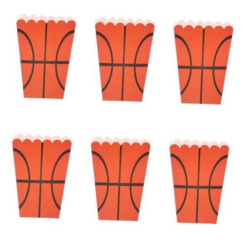 Abaodam 6stücke Teiliges Basketball Popcorn Box Papiertüten Für Snacks Für Geburtstagsfeiern Poolpartys Und Events Tragbar Vielseitig Und Sicher Für Popcorn Pommes Abaodam 6stücke Teiliges Basketball Popcorn Box Papiertüten Für Snacks Für Geburtstagsfeiern Poolpartys Und Events Tragbar Vielseitig Und Sicher Für Popcorn Pommes von Abaodam