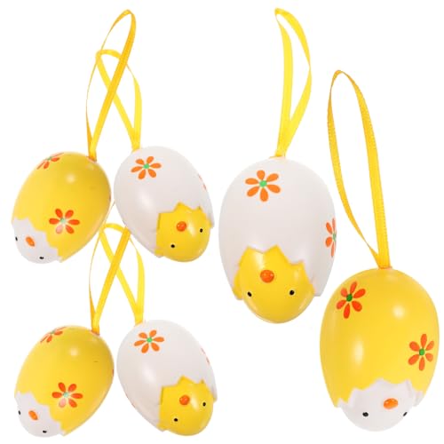Abaodam 6 Stück Eierschalen-Küken-Anhänger Dekorationen Party easter egg decoration ostern Easter Dekoration easter presents Osterdeko Gastgeschenke für Ostern Plastik Yellow Abaodam 6 Stück Eierschalen-Küken-Anhänger Dekorationen Party easter egg decoration ostern Easter Dekoration easter presents Osterdeko Gastgeschenke für Ostern Plastik Yellow von Abaodam