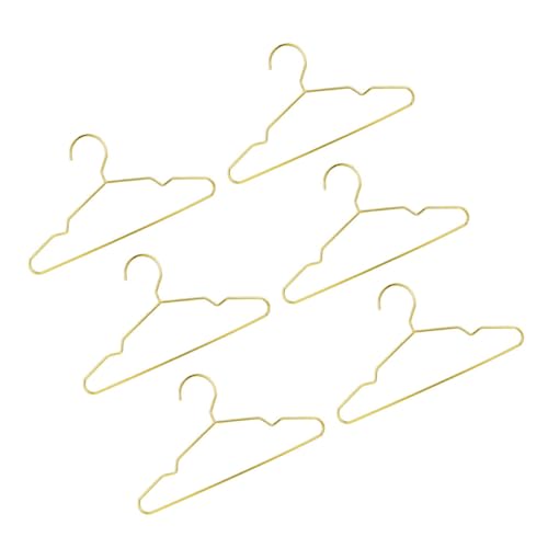 Abaodam 6 Stück Gold Mini Kleiderbügel für Puppen Kleiderbügel für Puppenmode für Dollhouse Kleidung und Spielzeugaufbewahrung und Platzsparend Abaodam 6 Stück Gold Mini Kleiderbügel für Puppen Kleiderbügel für Puppenmode für Dollhouse Kleidung und Spielzeugaufbewahrung und Platzsparend von Abaodam
