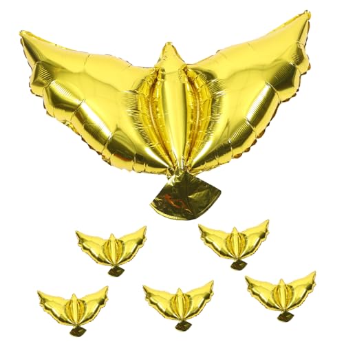 Abaodam Design-luftballons Für Geburtstagsfeiern 6 Stück Aluminiumfolie Partygeschenke Friedliche Freilassung von Abaodam