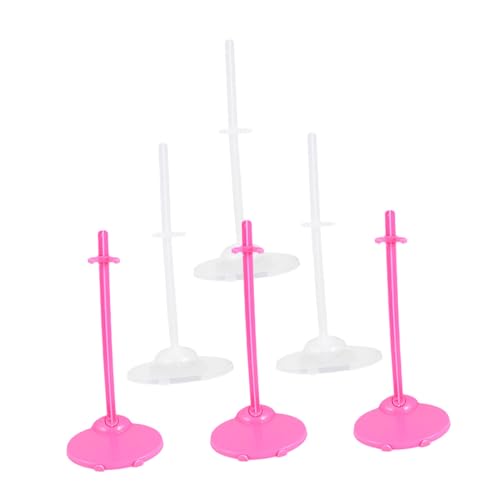 Abaodam 6 Stück Teiliges Puppenständer aus Robustem Transparent und rutschfest und Strapazierfähig Einfache Montage für Actionfiguren und Kleine Puppen Platzsparend und Formbeständig Abaodam 6 Stück Teiliges Puppenständer aus Robustem Transparent und rutschfest und Strapazierfähig Einfache Montage für Actionfiguren und Kleine Puppen Platzsparend und Formbeständig von Abaodam
