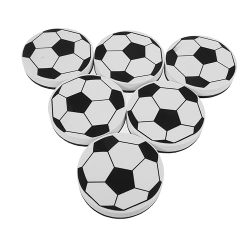 Abaodam 6 Stück Teiliges Whiteboard Radiergummi mit Magnetischem Sportsball Design Weicher EVA Filz Komfortabler Griff für Schule Büro und Unterricht Praktische Tafelreiniger für von Abaodam