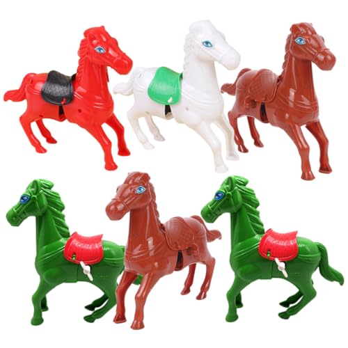 Abaodam 6 Stück Teiliges Wind up Pferdespielzeug für Lustige Wiederverwendbare Geburtstags mitgebsel Kleine Leichte Spielzeuge in Zufälligen Farben Fördert Krabbeln und Zufällige Farbe Abaodam 6 Stück Teiliges Wind up Pferdespielzeug für Lustige Wiederverwendbare Geburtstags mitgebsel Kleine Leichte Spielzeuge in Zufälligen Farben Fördert Krabbeln und Zufällige Farbe von Abaodam
