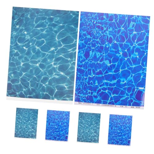 Abaodam 6 Stück Wasserwellen Papieraufkleber Realistische Mikrolandschaftsmodellmaterialien Für Handgefertigte Architekturmodelle Zum Selbermachen Sandtisch Bach Fluss Meer Abaodam 6 Stück Wasserwellen Papieraufkleber Realistische Mikrolandschaftsmodellmaterialien Für Handgefertigte Architekturmodelle Zum Selbermachen Sandtisch Bach Fluss Meer von Abaodam