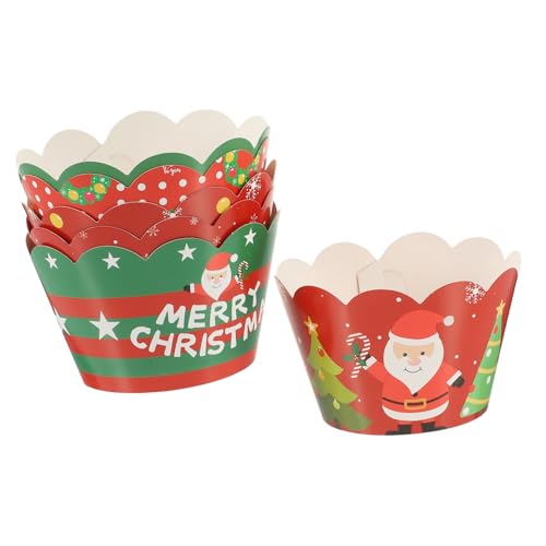 Abaodam 6 Stück Weihnachtsdekorationsrand Essbar Kuchendeckel Weihnachts-cupcake-förmchen Dekorationen Tortenaufleger Zur Erstkommunion Geschlecht Offenbaren Dekoration 250 g Weißer Karton Abaodam 6 Stück Weihnachtsdekorationsrand Essbar Kuchendeckel Weihnachts-cupcake-förmchen Dekorationen Tortenaufleger Zur Erstkommunion Geschlecht Offenbaren Dekoration 250 g Weißer Karton von Abaodam