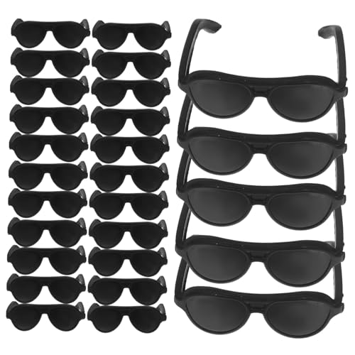 Abaodam 60 Stück Mini Puppen Sonnenbrillen Stylische Brillen für Puppen und Rollenspiele aus Kunststoff für Kreative DIY Projekte Steigerung der Interaktion zwischen Eltern und Kindern von Abaodam