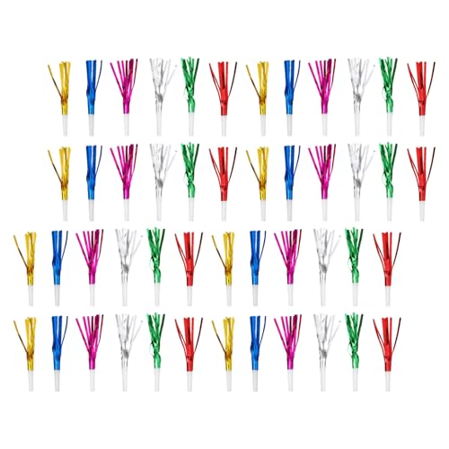 Abaodam 60 Stück Partypfeifen Gefälligkeiten Hersteller Hersteller Hochzeit Veranstaltungen Versammlungen Geburtstagspfeifen Partys Hörner Lärm Neuheit Metallisch Kunststoff Abaodam 60 Stück Partypfeifen Gefälligkeiten Hersteller Hersteller Hochzeit Veranstaltungen Versammlungen Geburtstagspfeifen Partys Hörner Lärm Neuheit Metallisch Kunststoff von Abaodam