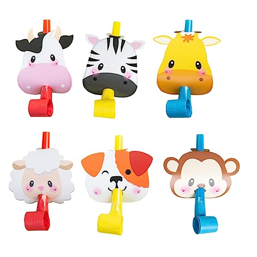 Abaodam 6St tierischer blasen Geburtstag für favorisieren Dekorationen für kinderspielzeug Blowouts pfeifen Kinderpfeife Plastikpapier Abaodam 6St tierischer blasen Geburtstag für favorisieren Dekorationen für kinderspielzeug Blowouts pfeifen Kinderpfeife Plastikpapier von Abaodam