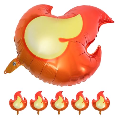 Abaodam 6Stücke Flammenballons für Jungen Aluminium Folienballons für Geburtstagsfeiern Kreative Partydekoration und Fotospaß Luftballons für Kindergeburtstag Abaodam 6Stücke Flammenballons für Jungen Aluminium Folienballons für Geburtstagsfeiern Kreative Partydekoration und Fotospaß Luftballons für Kindergeburtstag von Abaodam