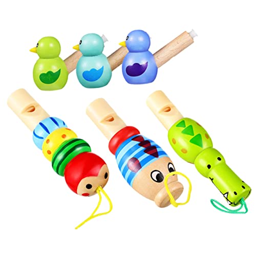Abaodam 6Stücke Teiliges Tierförmige Pfeifen Lustige Holzspielzeuge für Party Requisiten für Geburtstagsfeiern und Spiele Entzückendes für Jungen Abaodam 6Stücke Teiliges Tierförmige Pfeifen Lustige Holzspielzeuge für Party Requisiten für Geburtstagsfeiern und Spiele Entzückendes für Jungen von Abaodam