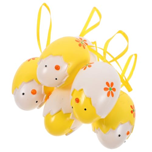 Abaodam 6st Eierschalen-küken-anhänger Ostereierdekoration Zum Aufhängen Ostervorräte Ostern Einzigartiges Ostereier Zum Aufhängen Festival- -requisite Osterdeko Plastik Yellow Abaodam 6st Eierschalen-küken-anhänger Ostereierdekoration Zum Aufhängen Ostervorräte Ostern Einzigartiges Ostereier Zum Aufhängen Festival- -requisite Osterdeko Plastik Yellow von Abaodam