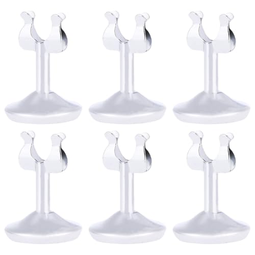 Abaodam 6 Stück U-förmige Kartenständer Kartenständer Für Karteikarten-Organizer Rostfreie Nummernhalter Tischzubehör Für Hochzeit Verlobung Weihnachten Abaodam 6 Stück U-förmige Kartenständer Kartenständer Für Karteikarten-Organizer Rostfreie Nummernhalter Tischzubehör Für Hochzeit Verlobung Weihnachten von Abaodam