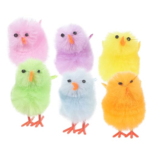 Abaodam 6stücke Plüsch Küken Ostern Deko Figuren Mini Fluffy Chicks Für Tischdekoration Und Hoch Für Ostern Geburtstagsfeiern Und Frühlingsfestlichkeiten Abaodam 6stücke Plüsch Küken Ostern Deko Figuren Mini Fluffy Chicks Für Tischdekoration Und Hoch Für Ostern Geburtstagsfeiern Und Frühlingsfestlichkeiten von Abaodam