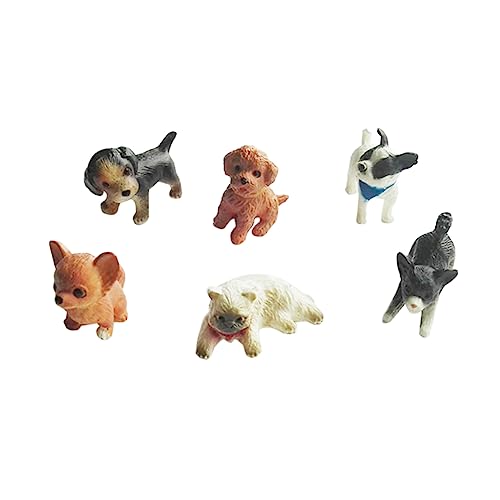 Abaodam 6Stücke Teiliges Miniatur Katzen Hundefiguren aus Umweltfreundlichem PVC Realistische Tierornamente für Junge Mädchen und Dekoration Zuhause Büro und Partys Abaodam 6Stücke Teiliges Miniatur Katzen Hundefiguren aus Umweltfreundlichem PVC Realistische Tierornamente für Junge Mädchen und Dekoration Zuhause Büro und Partys von Abaodam