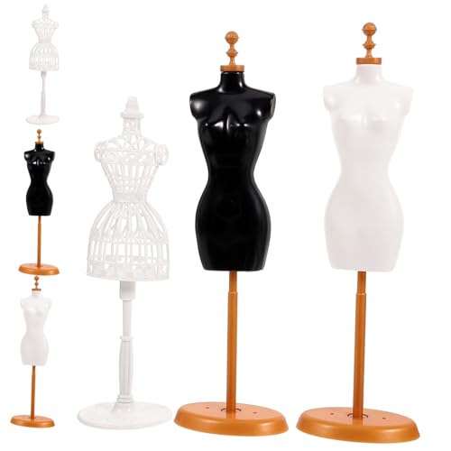 Abaodam 6stücke Kleiderpuppe Für Puppen Puppenständer Aus Kunststoff Puppenkleiderhalter Zur Präsentation Von Minikleidern Und Kleidern Detailverliebt Und Langlebig Faltenfrei Für Puppenkl von Abaodam
