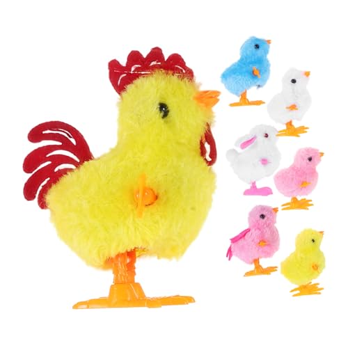 Abaodam 7 Stück Teiliges Aufziehspielzeug mit Flauschigen Realistischen Hühner und Hasenfiguren Buntes Spring für Kindergeburtstag Mitgebsel und Ostern Fördert Motorik und Hand Auge Abaodam 7 Stück Teiliges Aufziehspielzeug mit Flauschigen Realistischen Hühner und Hasenfiguren Buntes Spring für Kindergeburtstag Mitgebsel und Ostern Fördert Motorik und Hand Auge von Abaodam