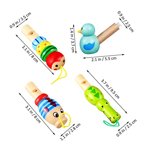 Abaodam 7 Stück Teiliges Holzpfeifen mit Bunten Cartoon Tier und Vogeldesigns Leichte und Sichere Kinderpfeifen für Musikalische Früherziehung Pädagogisches mit für Zufällige Farbe Abaodam 7 Stück Teiliges Holzpfeifen mit Bunten Cartoon Tier und Vogeldesigns Leichte und Sichere Kinderpfeifen für Musikalische Früherziehung Pädagogisches mit für Zufällige Farbe von Abaodam