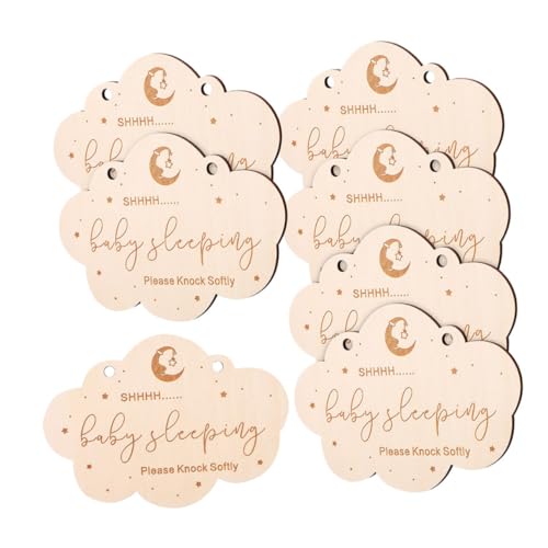 Abaodam 7 Stück Türschild Heimdekoration „ Schläft“ Türschild Türhänger Heimschild Türdekorationen Zum Aufhängen Babyzimmertür „Shh Schläft“ Schild Beige Holz Abaodam 7 Stück Türschild Heimdekoration „ Schläft“ Türschild Türhänger Heimschild Türdekorationen Zum Aufhängen Babyzimmertür „Shh Schläft“ Schild Beige Holz von Abaodam