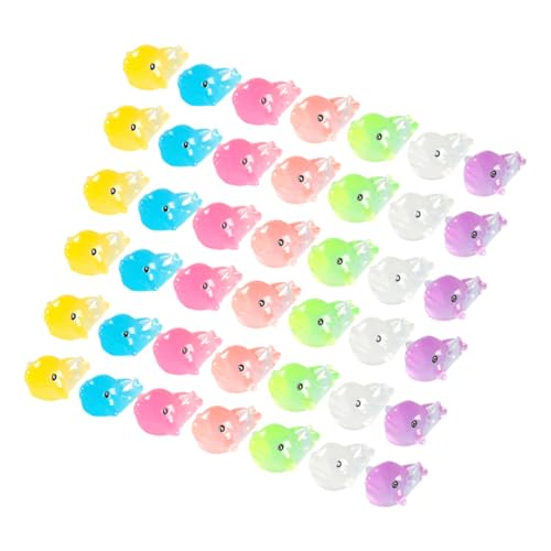 Abaodam 70 Stück Miniature Figuren aus Resin Farbenfrohe Deko für Garten Aquarien DIY Projekte und Kreative Bastelideen als Glücksbringer oder Mitgebsel von Abaodam