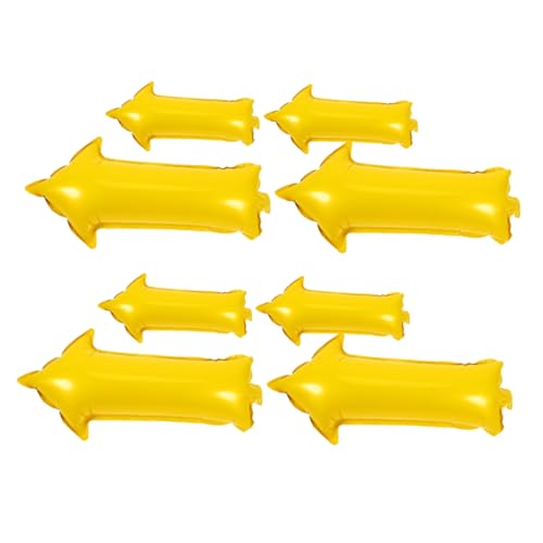 Abaodam 8 Stück Ballonführerschild Ballon-requisite Aufblasbarer Pfeilballon Partyballons Ballondekoration Cartoon- -folienballons -luftballons- -aluminiumfolie Yellow Abaodam 8 Stück Ballonführerschild Ballon-requisite Aufblasbarer Pfeilballon Partyballons Ballondekoration Cartoon- -folienballons -luftballons- -aluminiumfolie Yellow von Abaodam