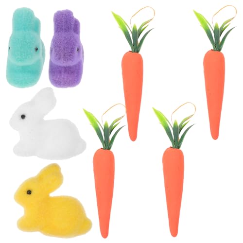 Abaodam 8stücke Teiliges Mit Bunten Osterdeko-Figuren Karotten Und Hasen Für Festliche Anlässe Für Garten Und Tischdekoration Aus Hochwertigem Schaumstoff Gefertigt Große Hasen Und Abaodam 8stücke Teiliges Mit Bunten Osterdeko-Figuren Karotten Und Hasen Für Festliche Anlässe Für Garten Und Tischdekoration Aus Hochwertigem Schaumstoff Gefertigt Große Hasen Und von Abaodam