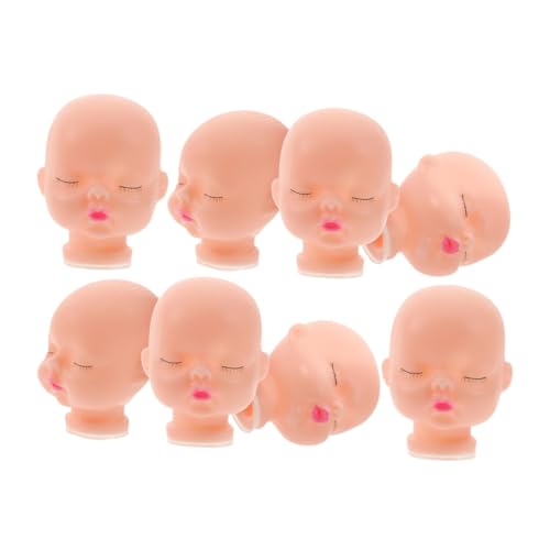 Abaodam 8 Stück Schlafende Babypuppe Puppenköpfe -gesichtszubehör Vinyl Abaodam 8 Stück Schlafende Babypuppe Puppenköpfe -gesichtszubehör Vinyl von Abaodam