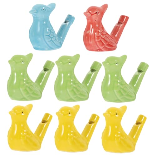Abaodam 8 Stück Teiliges Keramik Wasservogel Pfeifenspielzeug Gemischt Klare Töne Kinderfreundlich Lernspielzeug für Frühe Musikausbildung und Sportveranstaltungen Abaodam 8 Stück Teiliges Keramik Wasservogel Pfeifenspielzeug Gemischt Klare Töne Kinderfreundlich Lernspielzeug für Frühe Musikausbildung und Sportveranstaltungen von Abaodam