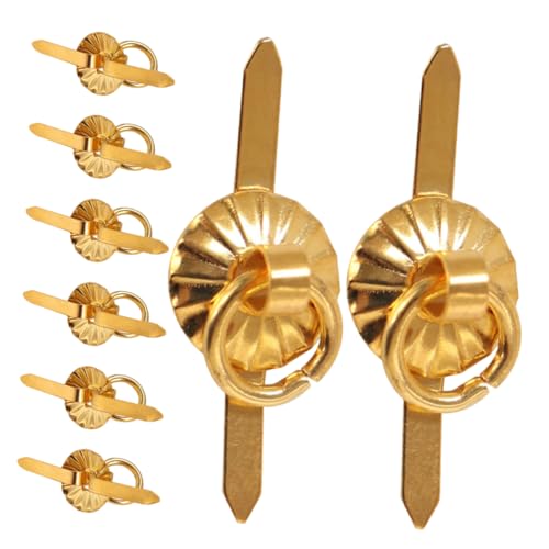 Abaodam 8 Stück Teiliges Miniatur Möbelgriffe für Puppenhaus Dekorative Schrank und Schubladenknöpfe Pull Handles für DIY Miniaturmöbel von Abaodam