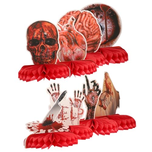 Abaodam 8st Halloween-wabenschmuck Halloween-bommel Dekorationen Horror Waben-mittelstücke Spukhaus Requisiten Halloween-tischdecke Halloween Tischdekoration Party Tür Thematisiert Papier Abaodam 8st Halloween-wabenschmuck Halloween-bommel Dekorationen Horror Waben-mittelstücke Spukhaus Requisiten Halloween-tischdecke Halloween Tischdekoration Party Tür Thematisiert Papier von Abaodam