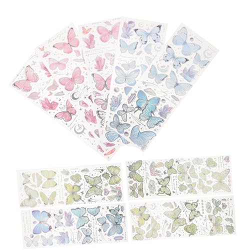 Abaodam 9 Blätter Scrapbooking Sticker Scrapbook Stickers Scrapbooking-Sticker Weihnachten wichtelgeschenk DIY Dekoration DIY-Hintergrundaufkleber Zeitschriftenaufkleber das Haustier Abaodam 9 Blätter Scrapbooking Sticker Scrapbook Stickers Scrapbooking-Sticker Weihnachten wichtelgeschenk DIY Dekoration DIY-Hintergrundaufkleber Zeitschriftenaufkleber das Haustier von Abaodam
