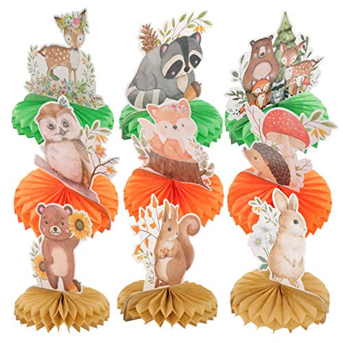Abaodam 9 Stück Waben-mittelstücke – Babyparty-Dekorationen Tierornamente Für Kindergeburtstagsparty-zubehör Abaodam 9 Stück Waben-mittelstücke – Babyparty-Dekorationen Tierornamente Für Kindergeburtstagsparty-zubehör von Abaodam